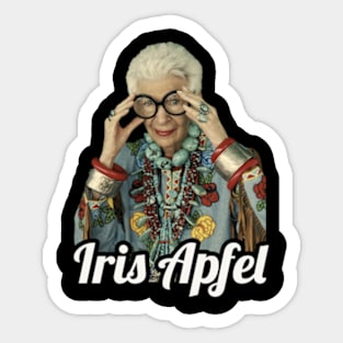 Retro Iris Sticker